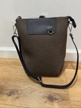 Graf Lantz bag in Dark Brown with Black Trim